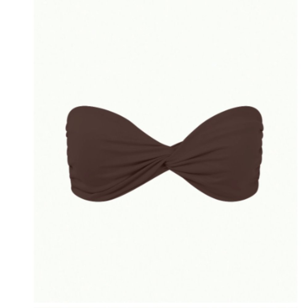 AEXAE Ruched Bandeau Top